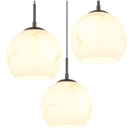 Globo - Hanglamp met kabel 3xE27/60W/230V Ø 42,5 cm
