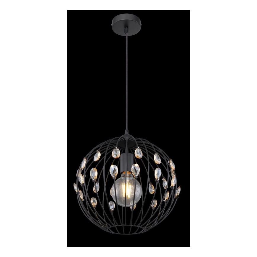 Globo - Pendellamp aan kabel 1xE27/60W/230V Ø 30 cm