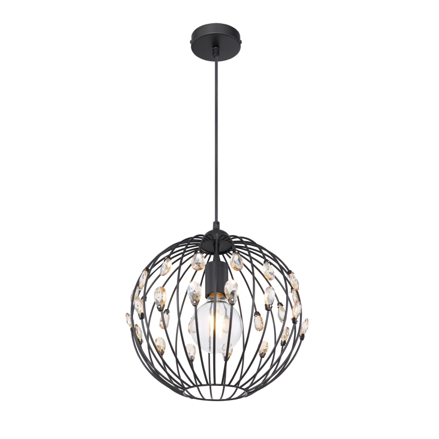 Globo - Pendellamp aan kabel 1xE27/60W/230V Ø 30 cm