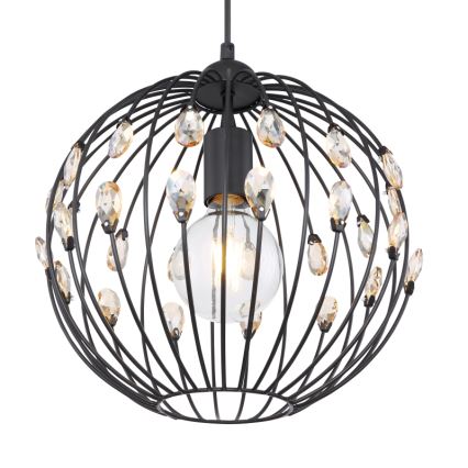 Globo - Pendellamp aan kabel 1xE27/60W/230V Ø 30 cm