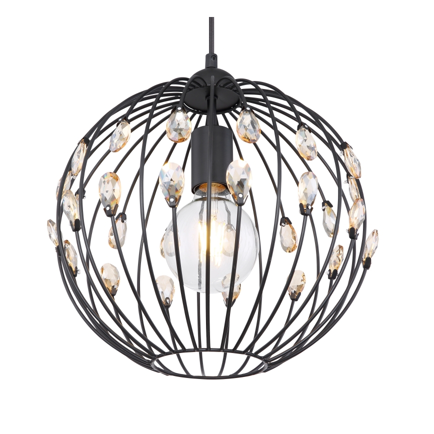 Globo - Pendellamp aan kabel 1xE27/60W/230V Ø 30 cm