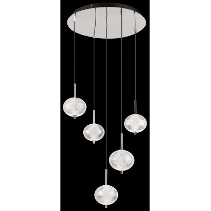 Globo - LED Hanglamp aan een koord 5xLED/6,6W/230V 3000/4500/6500K