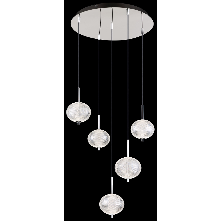 Globo - LED Hanglamp aan een koord 5xLED/6,6W/230V 3000/4500/6500K