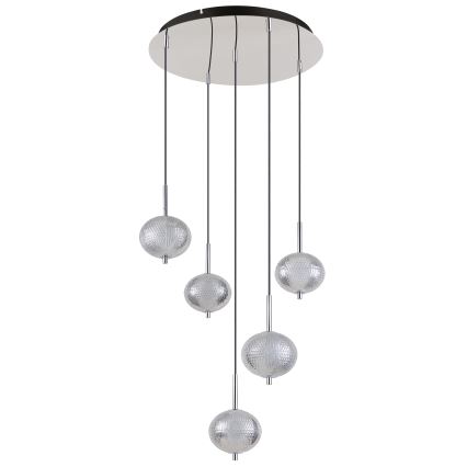 Globo - LED Hanglamp aan een koord 5xLED/6,6W/230V 3000/4500/6500K