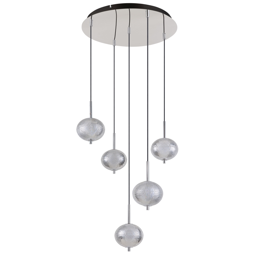 Globo - LED Hanglamp aan een koord 5xLED/6,6W/230V 3000/4500/6500K