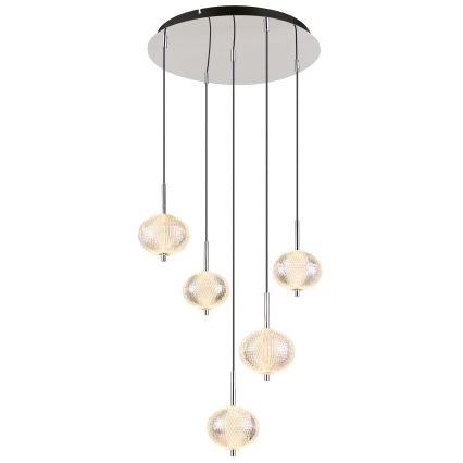 Globo - LED Hanglamp aan een koord 5xLED/6,6W/230V 3000/4500/6500K