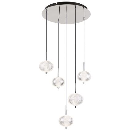 Globo - LED Hanglamp aan een koord 5xLED/6,6W/230V 3000/4500/6500K