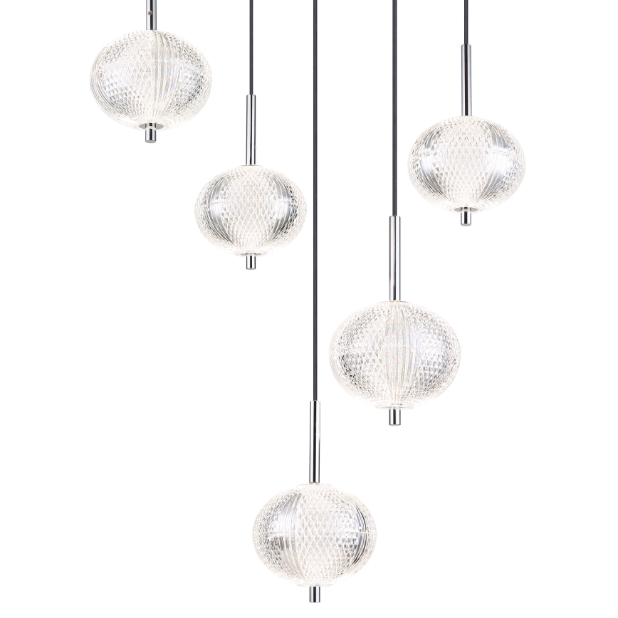 Globo - LED Hanglamp aan een koord 5xLED/6,6W/230V 3000/4500/6500K