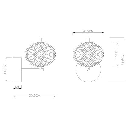 Globo - LED Wandlamp LED/7W/230V 3000/4500/6500K