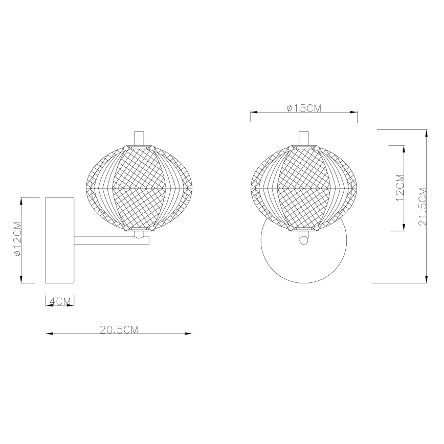 Globo - LED Wandlamp LED/7W/230V 3000/4500/6500K