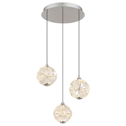 Globo - LED-hanglamp met kabel LED/24W/230V