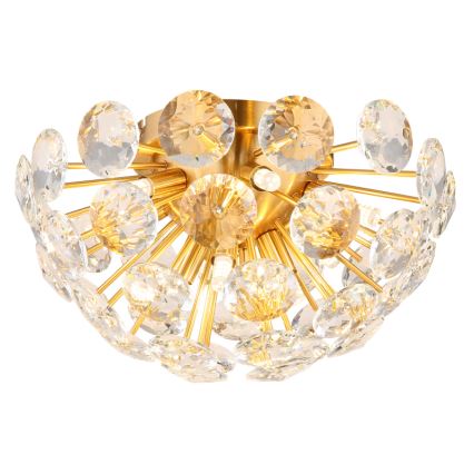 Globo - Plafondlamp 10xG9/7W/230V goud diameter 39 cm