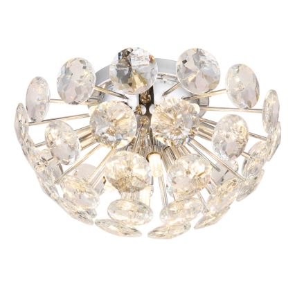 Globo - Plafondlamp 10xG9/7W/230V glanzend chroom diameter 39 cm