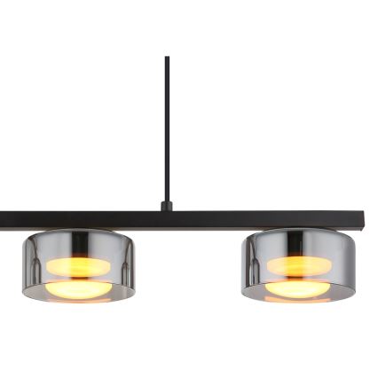 Globo - LED Hanglamp aan een koord 3xGX53/6W/230V gerookt/zwart