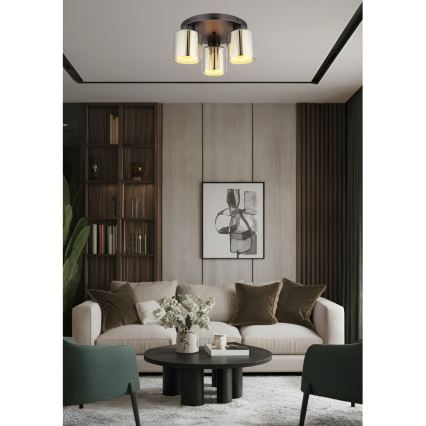 Globo - Plafondlamp 3xE27/60W/230V diameter 34,5 cm