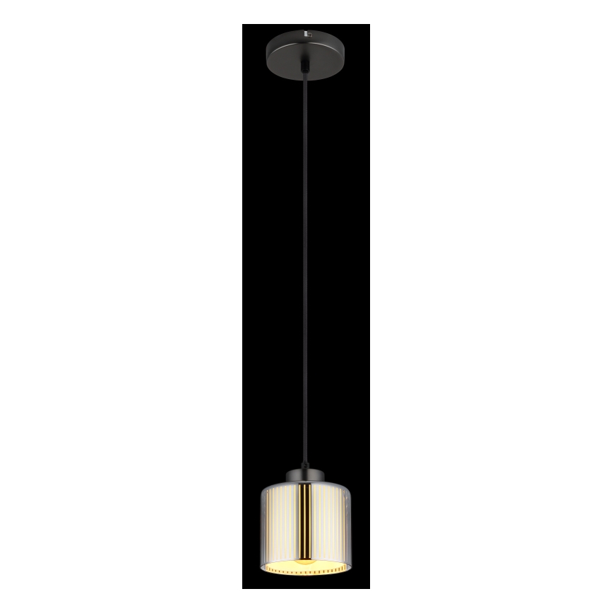 Globo - Hanglamp aan een koord 1xE27/60W/230V glanzend chroom diameter 14 cm