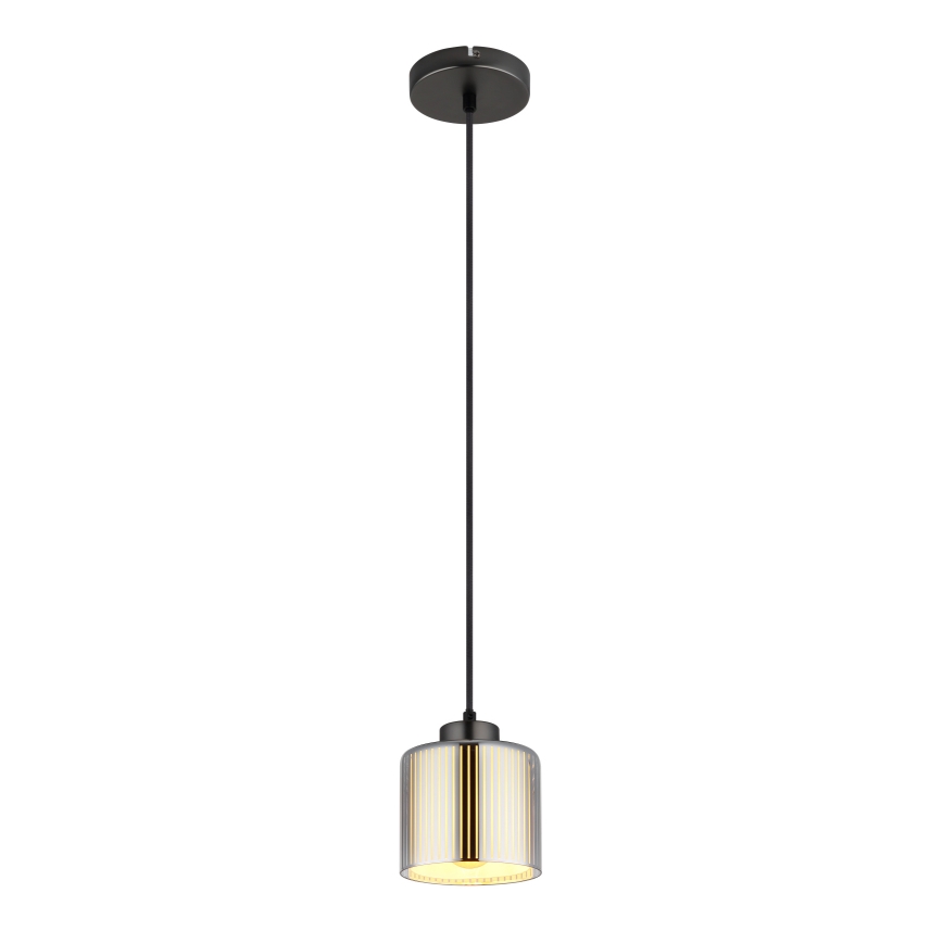 Globo - Hanglamp aan een koord 1xE27/60W/230V glanzend chroom diameter 14 cm