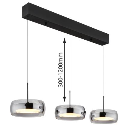 Globo - LED-kroonluchter met kabel LED/30W/230V 3000K
