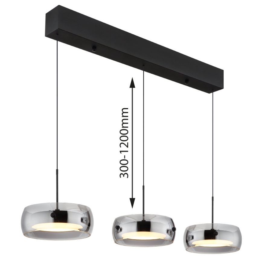Globo - LED-kroonluchter met kabel LED/30W/230V 3000K