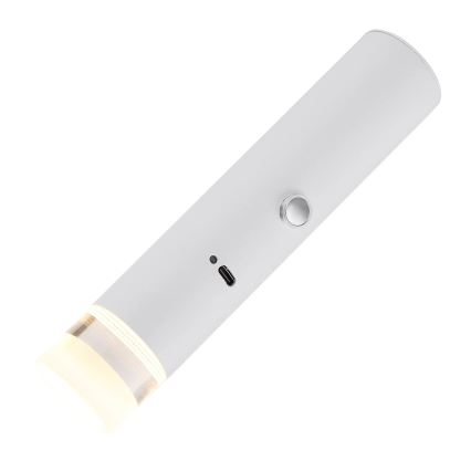 Globo - LED dimbare, oplaadbare lamp met aanraakbediening 2-in-1 LED/2W/230/5V wit