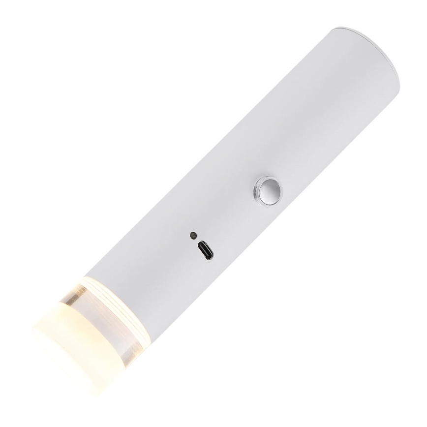Globo - LED dimbare, oplaadbare lamp met aanraakbediening 2-in-1 LED/2W/230/5V wit