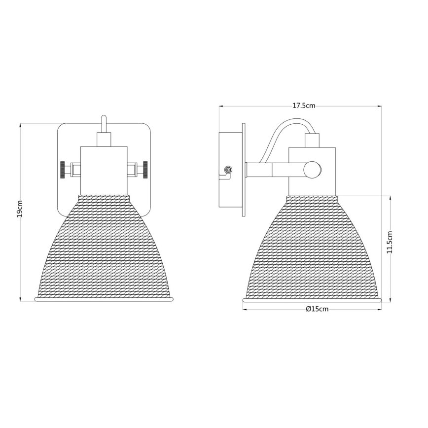 Globo - Wandspot 1xE14/40W/230V