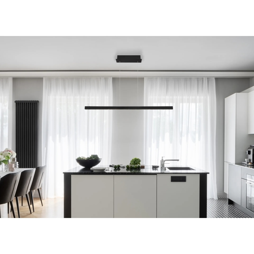Globo - Dimbare LED-hanglamp met aanraakbediening aan kabel LED/43W/230V 4000K zwart
