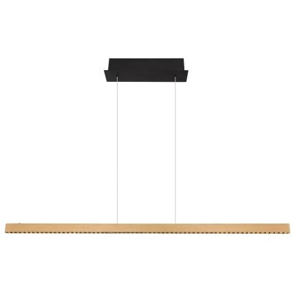 Globo - LED-dimbare hanglamp met aanraakbediening aan kabel LED/43W/230V 4000K messing