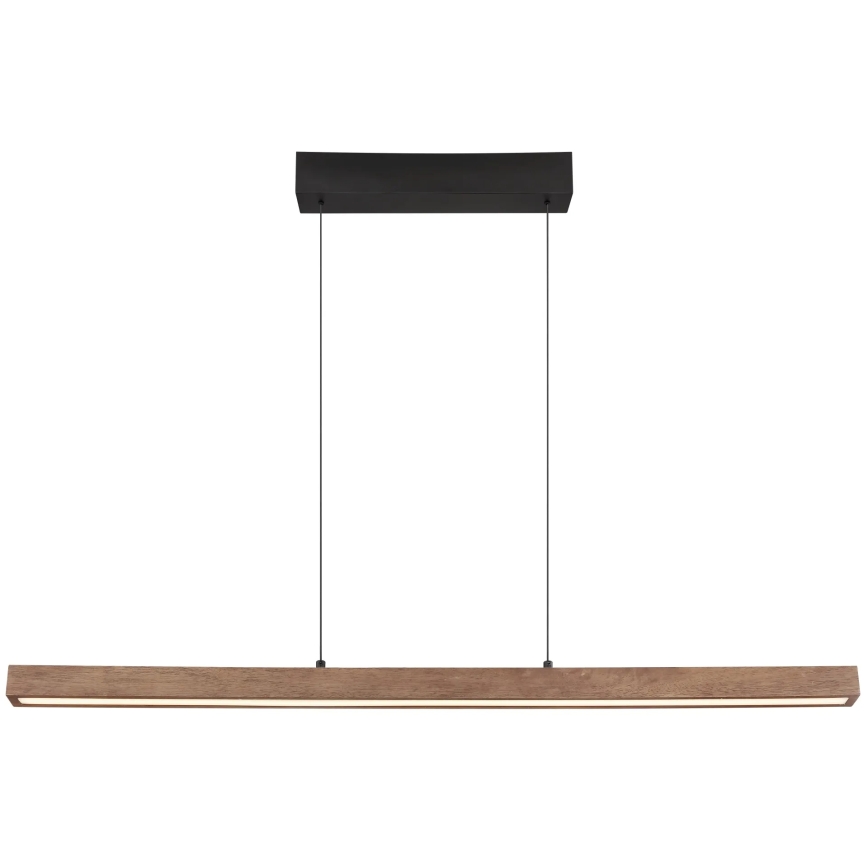 Globo - Dimbare LED-hanglamp met aanraakbediening aan kabel LED/24W/230V + LED/3W 3000K bruin