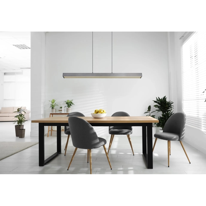 Globo - Dimbare LED-hanglamp met touchbediening aan kabel LED/39W/230V 2700/4000/6000K grijs