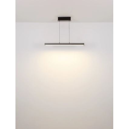 Globo - Dimbare LED-hanglamp met touchbediening aan kabel LED/39W/230V 2700/4000/6000K grijs