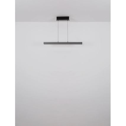 Globo - Dimbare LED-hanglamp met touchbediening aan kabel LED/39W/230V 2700/4000/6000K grijs