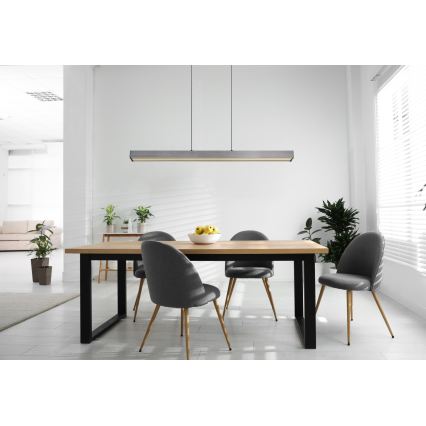 Globo - LED dimbare hanglamp met aanraakbediening aan kabel LED/39W/230V 2700/4000/6000K mat chroom