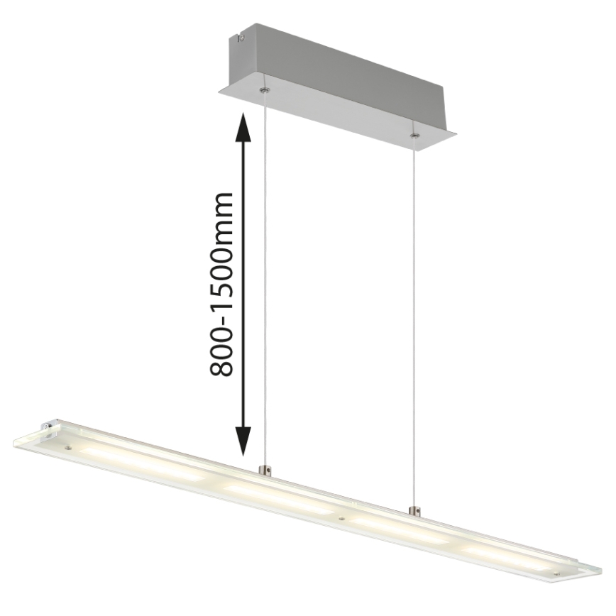 Globo - LED touch-dimbare hanglamp aan kabel LED/20W/230V 3000/4000/6500K