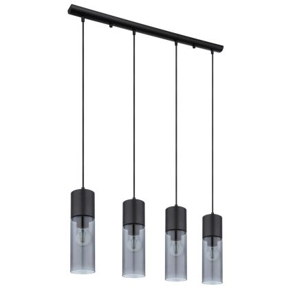Globo - Hanglamp aan een koord 4xE27/25W/230V zwart