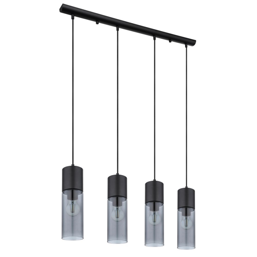 Globo - Hanglamp aan een koord 4xE27/25W/230V zwart