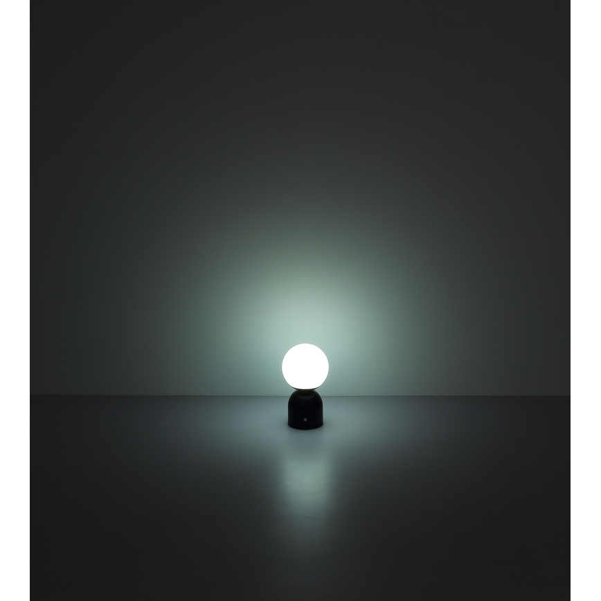 Globo - Dimbaar LED touch tafellampje LED/2,5W/3,7V 2700K/4000K/6500K 1800 mAh USB mat chroom