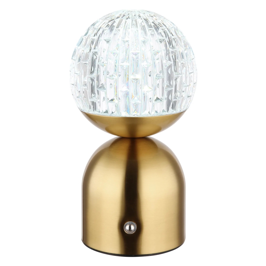 Globo - Dimbaar LED touch tafellampje LED/2,5W/3,7V 2700/4000/6500K 1800 mAh USB messing
