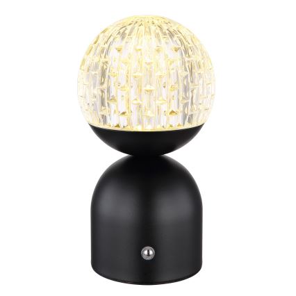 Globo - LED dimbare touch tafellamp LED/2,5W/3,7V 2700/4000/6500K 1800 mAh USB zwart