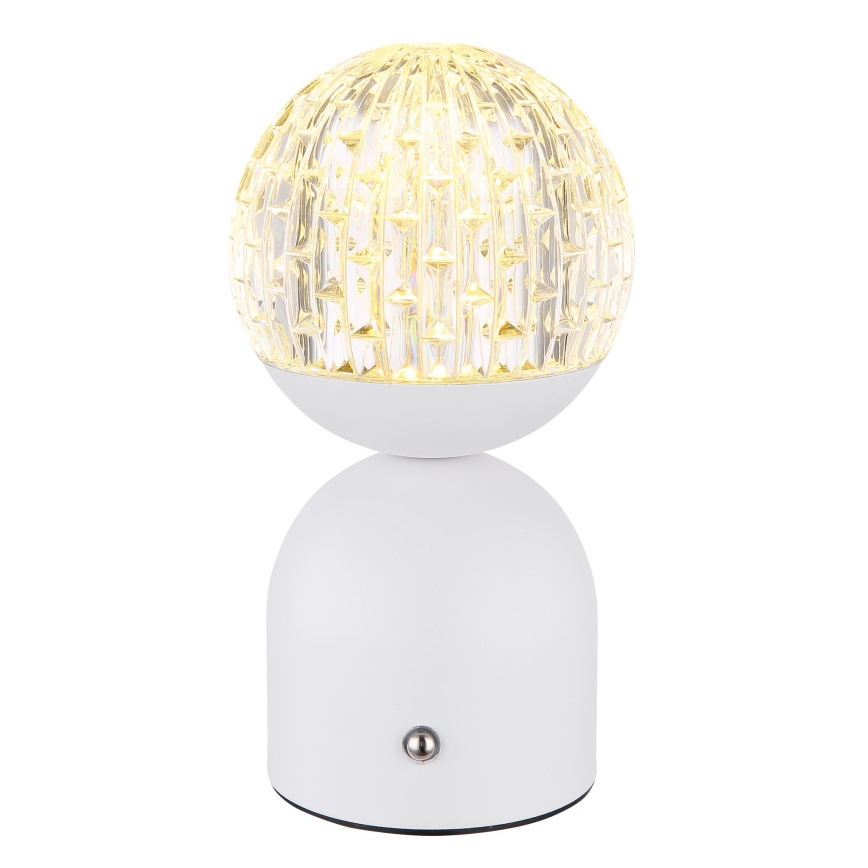 Globo - Dimbaar LED touch tafellampje LED/2W/5V 2700/4000/65000K 1800 mAh wit
