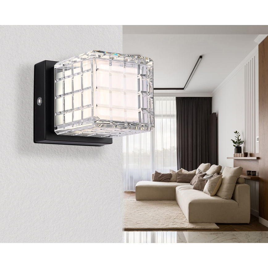 Globo - Dimbaar LED touch tafellampje LED/2,5W/3,7V 2700K/4000K/6500K 1800 mAh USB zwart