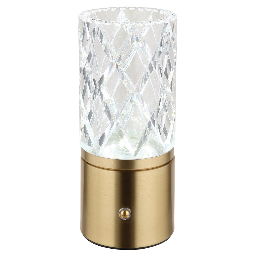 Globo - Dimbaar LED touch tafellampje LED/2,5W/3,7V 2700K/4000K/6500K 1800 mAh USB goud