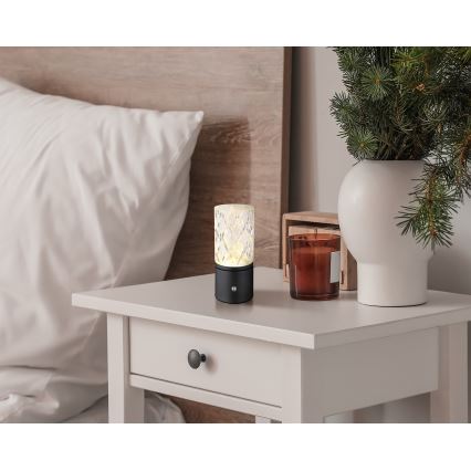 Globo - Dimbaar LED touch tafellampje LED/2,5W/3,7V 2700K/4000K/6500K 1800 mAh USB zwart