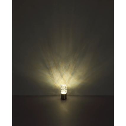 Globo - Dimbaar LED touch tafellampje LED/2,5W/3,7V 2700K/4000K/6500K 1800 mAh USB zwart