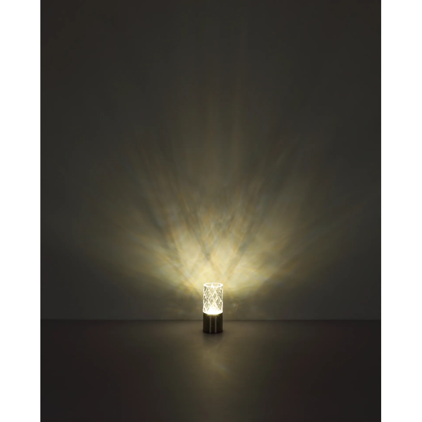Globo - Dimbaar LED touch tafellampje LED/2,5W/3,7V 2700K/4000K/6500K 1800 mAh USB zwart