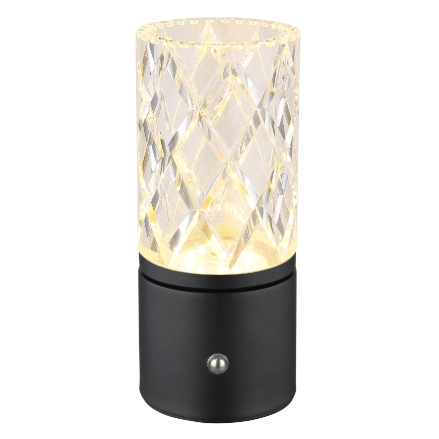 Globo - Dimbaar LED touch tafellampje LED/2,5W/3,7V 2700K/4000K/6500K 1800 mAh USB zwart