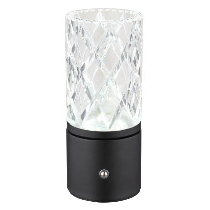 Globo - Dimbaar LED touch tafellampje LED/2,5W/3,7V 2700K/4000K/6500K 1800 mAh USB zwart