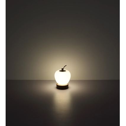 Globo - Dimbaar LED touch tafellampje LED/2W/3,7V 2700K/4000K/6500K 1200 mAh USB bruin