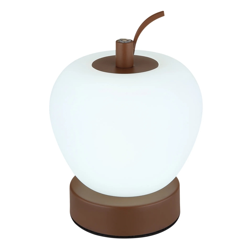 Globo - Dimbaar LED touch tafellampje LED/2W/3,7V 2700K/4000K/6500K 1200 mAh USB bruin