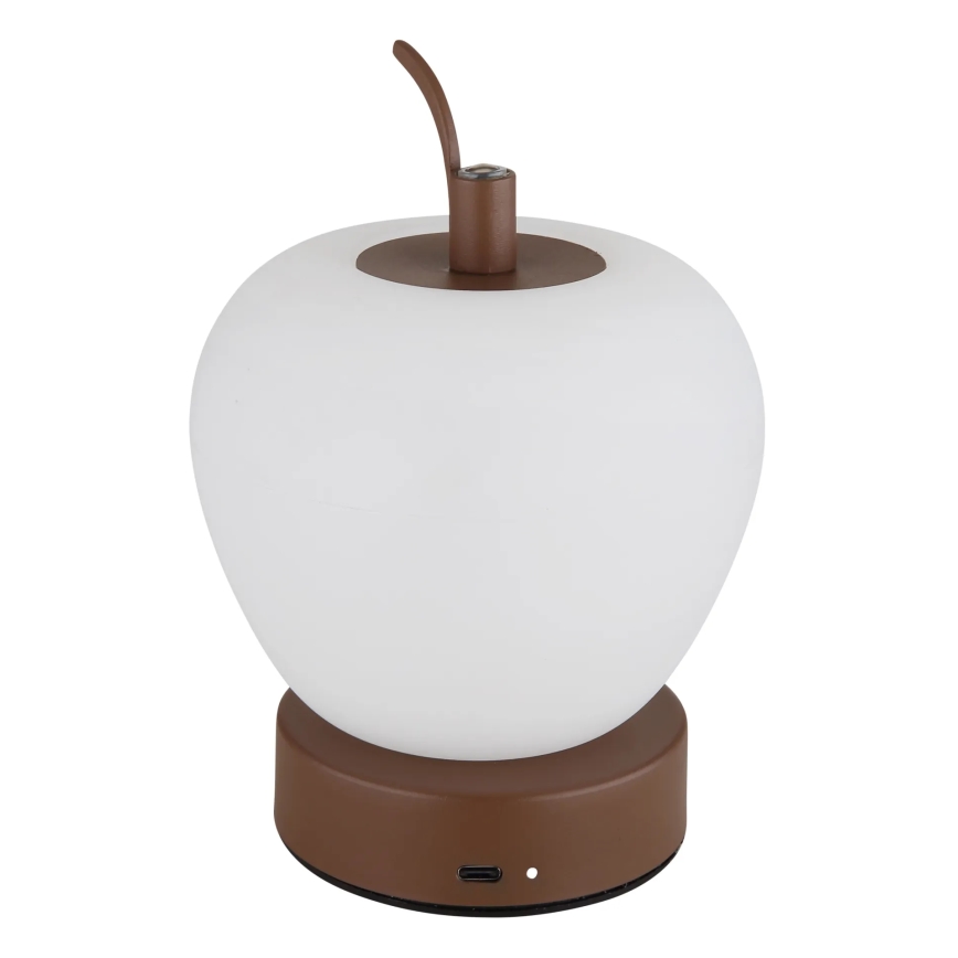 Globo - Dimbaar LED touch tafellampje LED/2W/3,7V 2700K/4000K/6500K 1200 mAh USB bruin